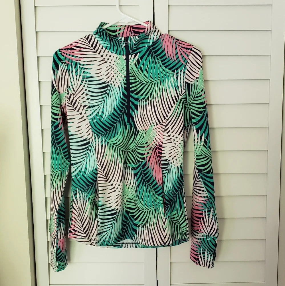 NWT Tommy Bahama Golf Women's Jacket Tropical Design Size S